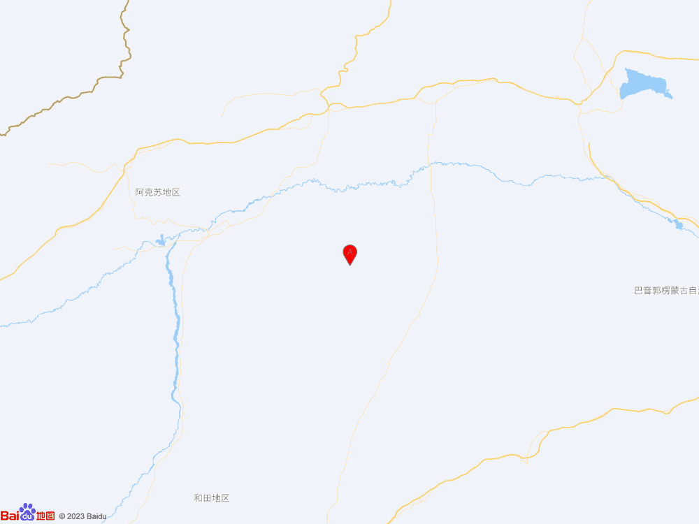 新疆阿克苏地区沙雅县发生3.3级地震