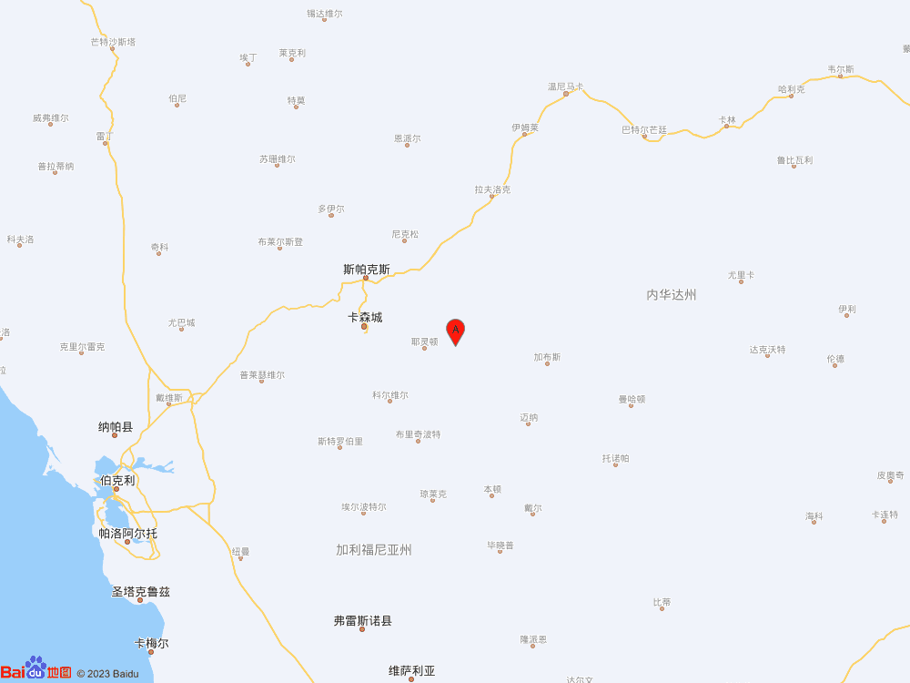 美国内华达州发生5.7级地震