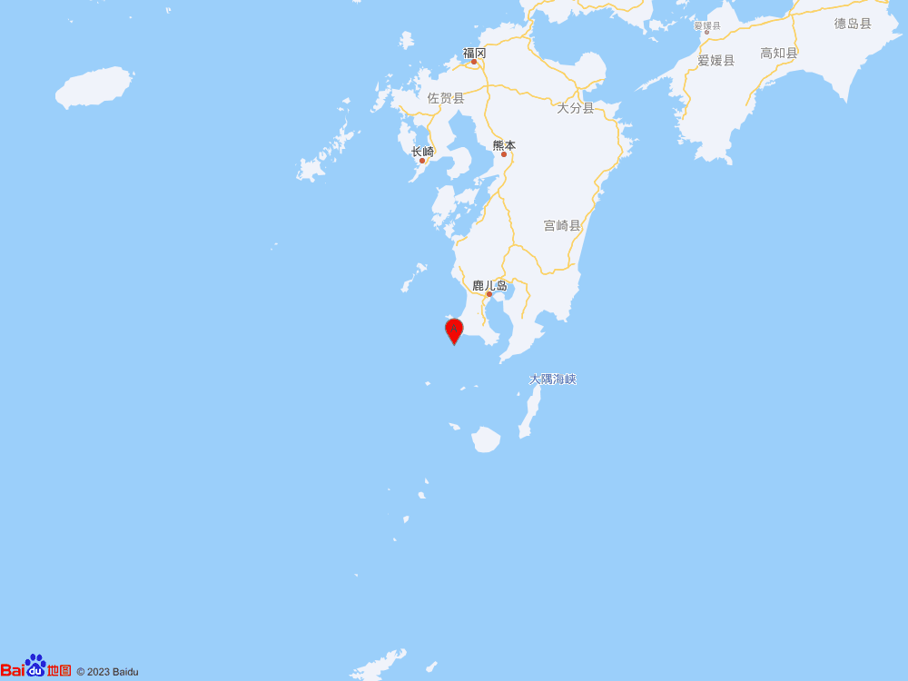 日本九州岛发生5.4级地震