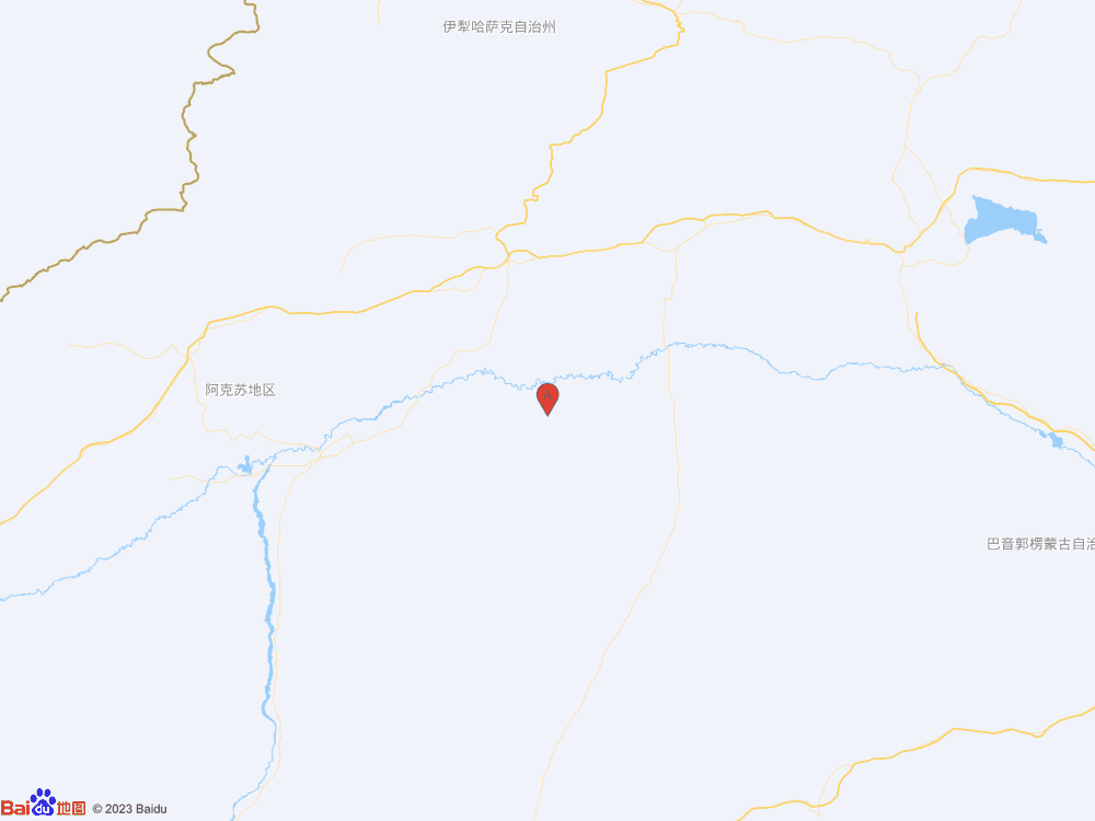 新疆阿克苏地区沙雅县发生3.0级地震