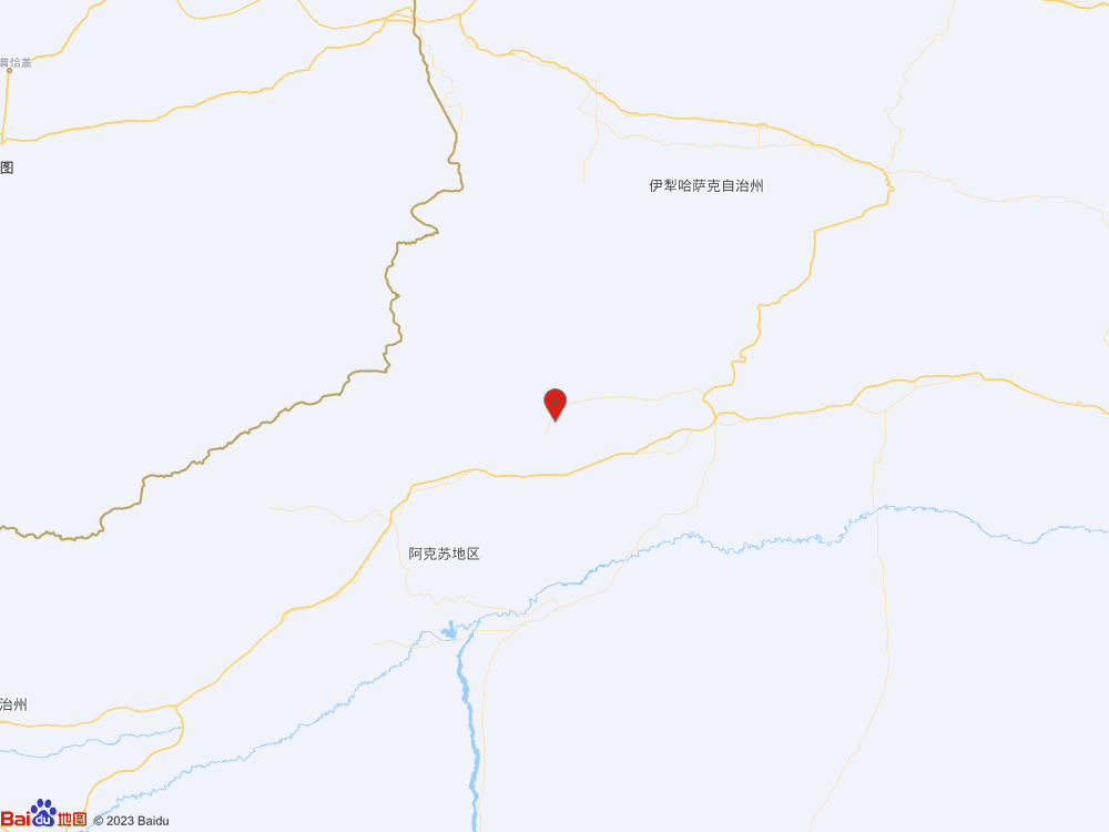 新疆阿克苏地区拜城县发生4.1级地震