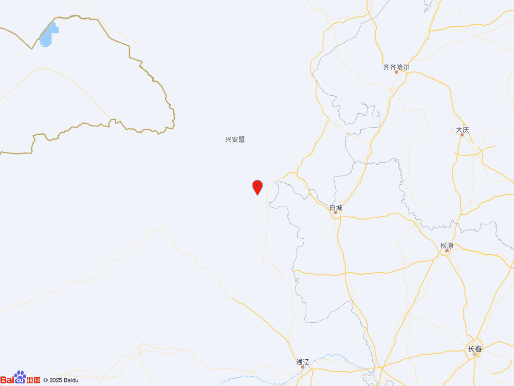 内蒙古兴安盟突泉县（北纬45.88度，东经121.44度）发生3.2级地震