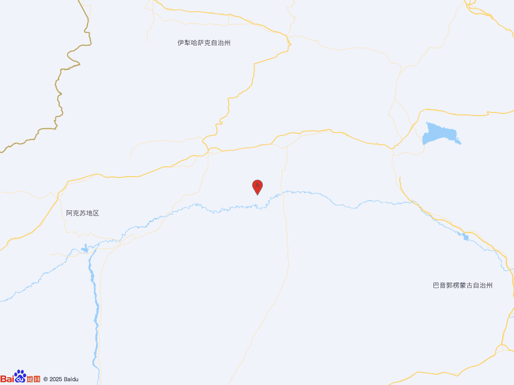 新疆阿克苏地区库车市（北纬41.19度，东经83.79度）发生3.2级地震