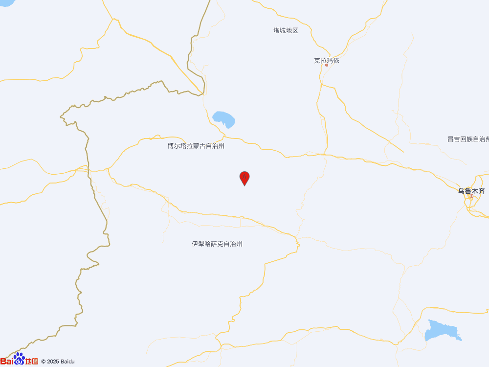 新疆博尔塔拉州精河县（北纬44.01度，东经83.35度）发生4.0级地震